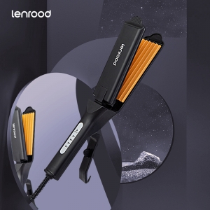 Lenrood LR-519专业快速PTC加热和温控直发夹板符合人体工程学陶瓷设